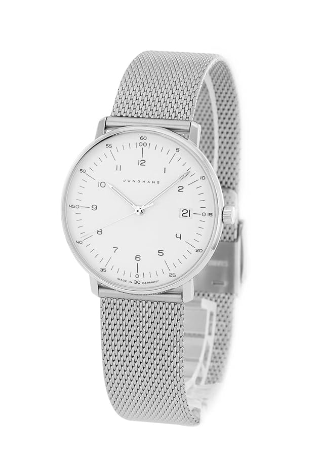 JUNGHANS ユンハンス　ホワイト 腕時計(クォーツ) 047 4355 マックス・ビル クオーツ｜Max Bil（マックス・ビル）｜JUNGHANS